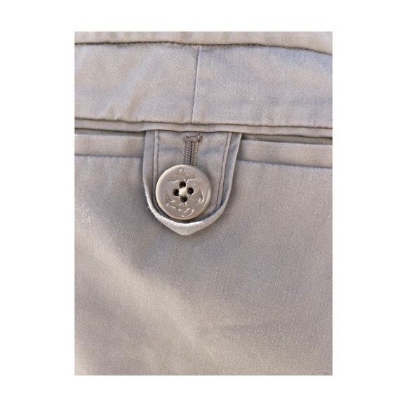 Talula Aritzia Starboard Sailor Anchor Button Front Shorts Cuffed Size 4 - Picture 3 of 6